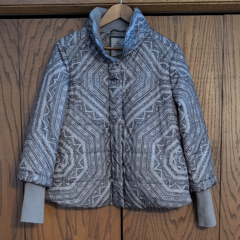 Prana Geometric Puffer Jacket